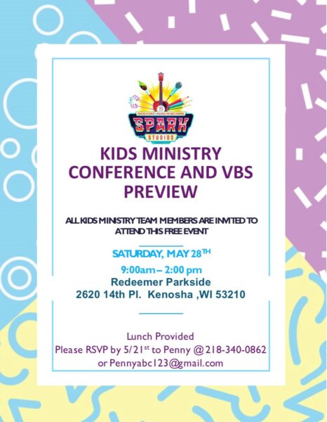 Kids Ministry Conference and VBS Preview @ Kenosha, WI